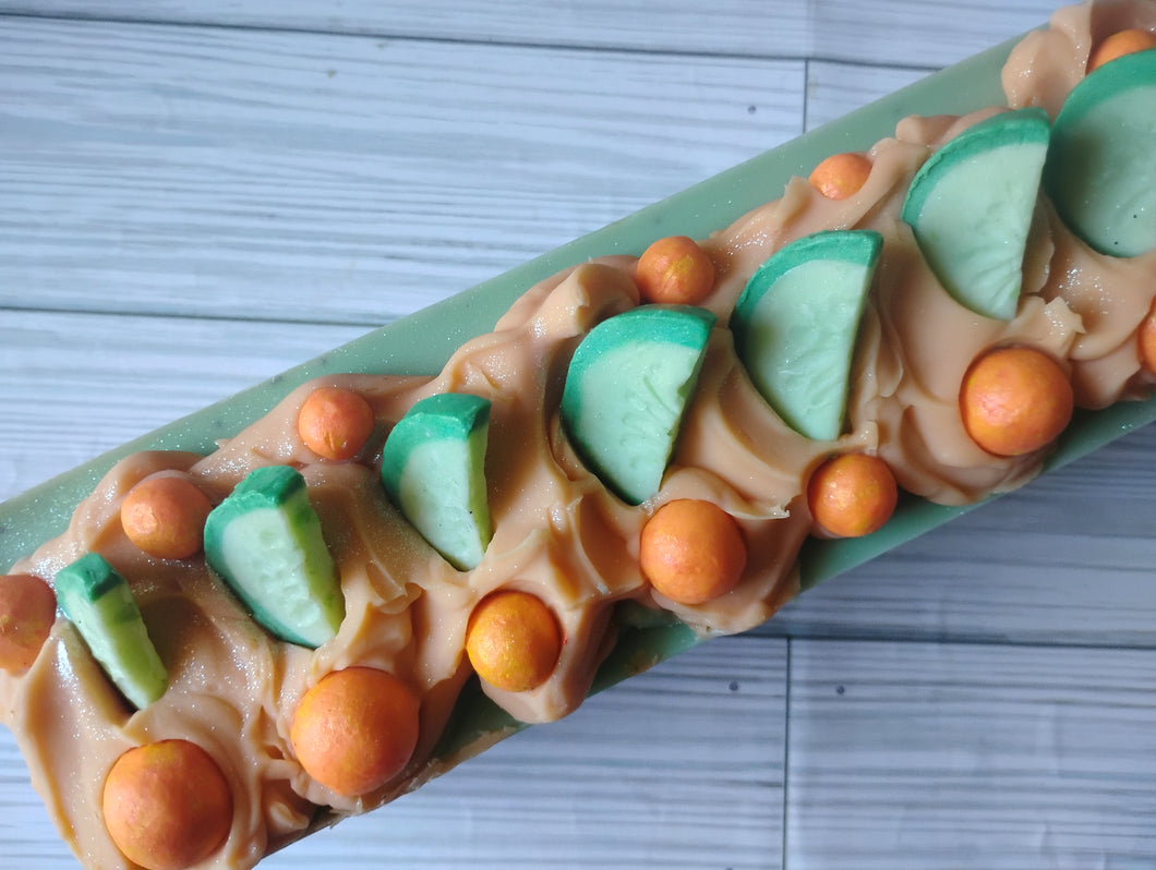 Cucumber melon artisan soap