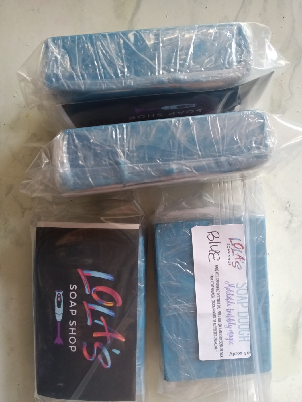 Blue Soap dough