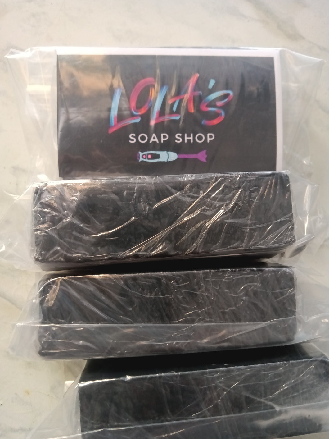 Black soap dough